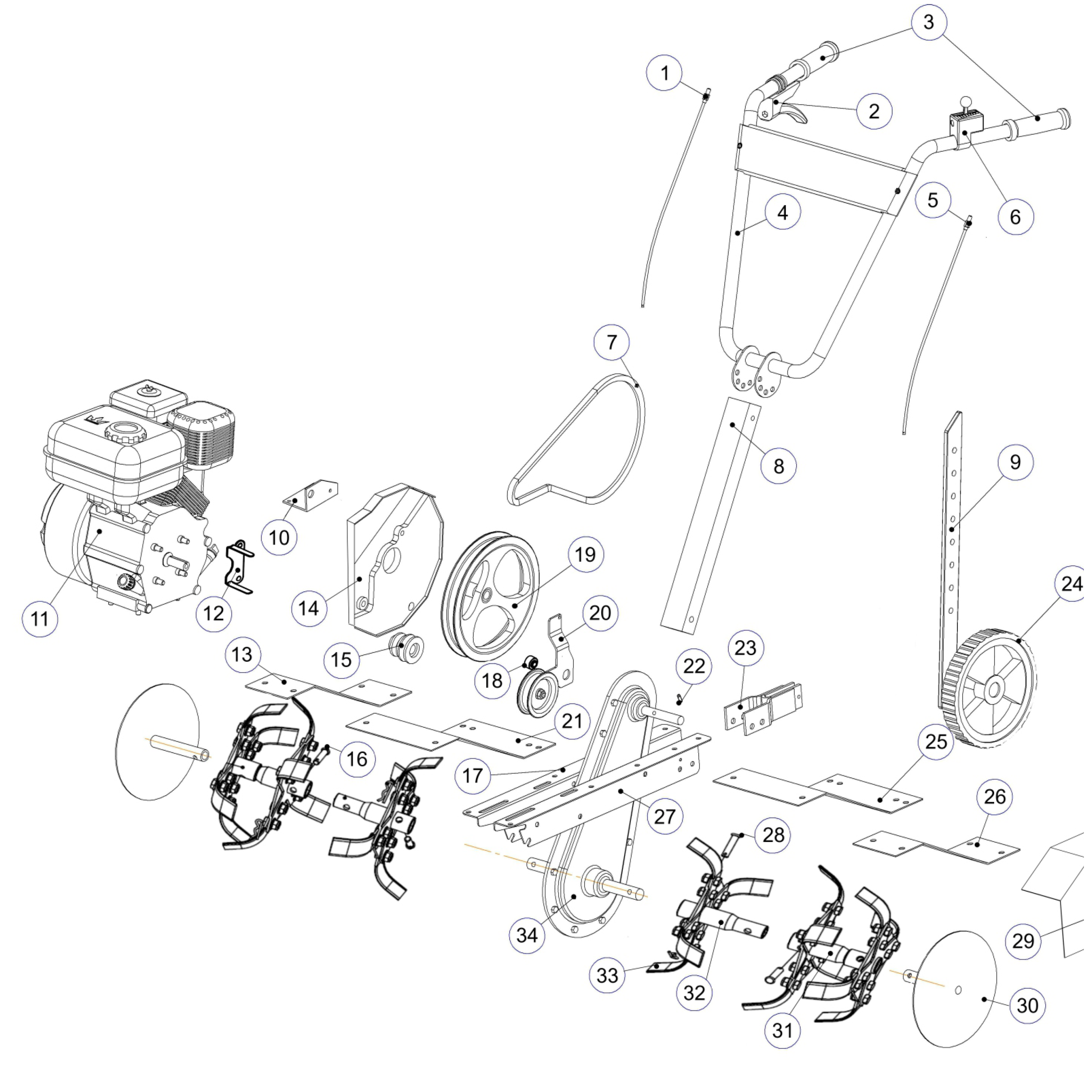 Культиватор бензиновый МКТ-150