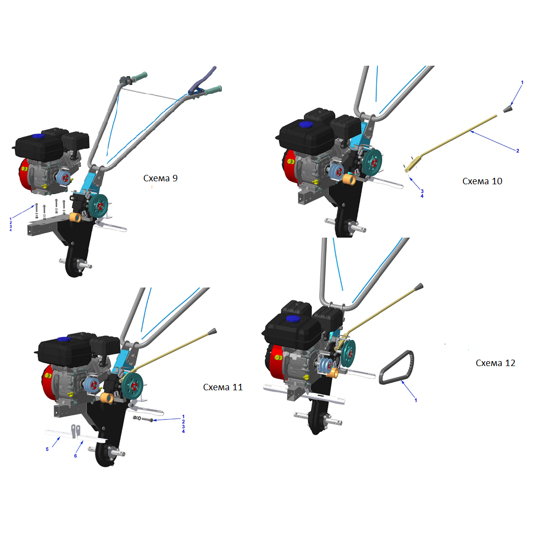 Мотоблок бензиновый GT-330