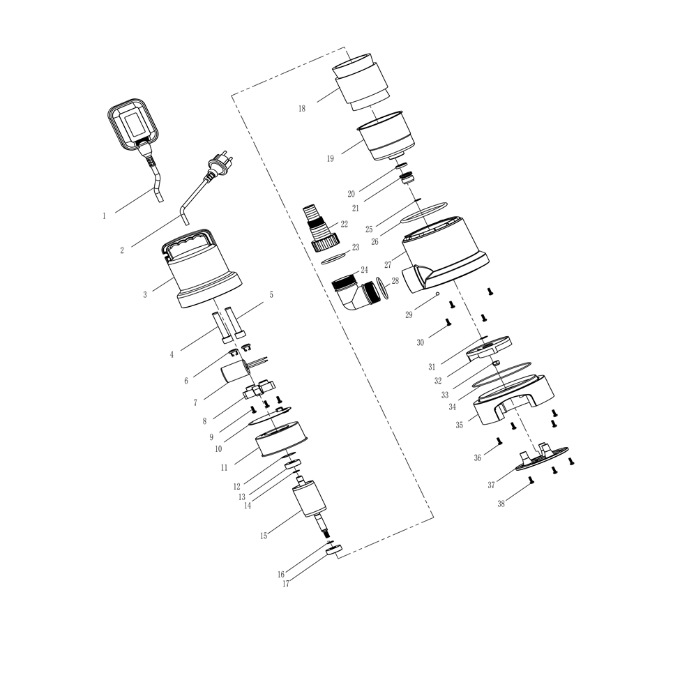 Насос дренажный НПГ-М1-750