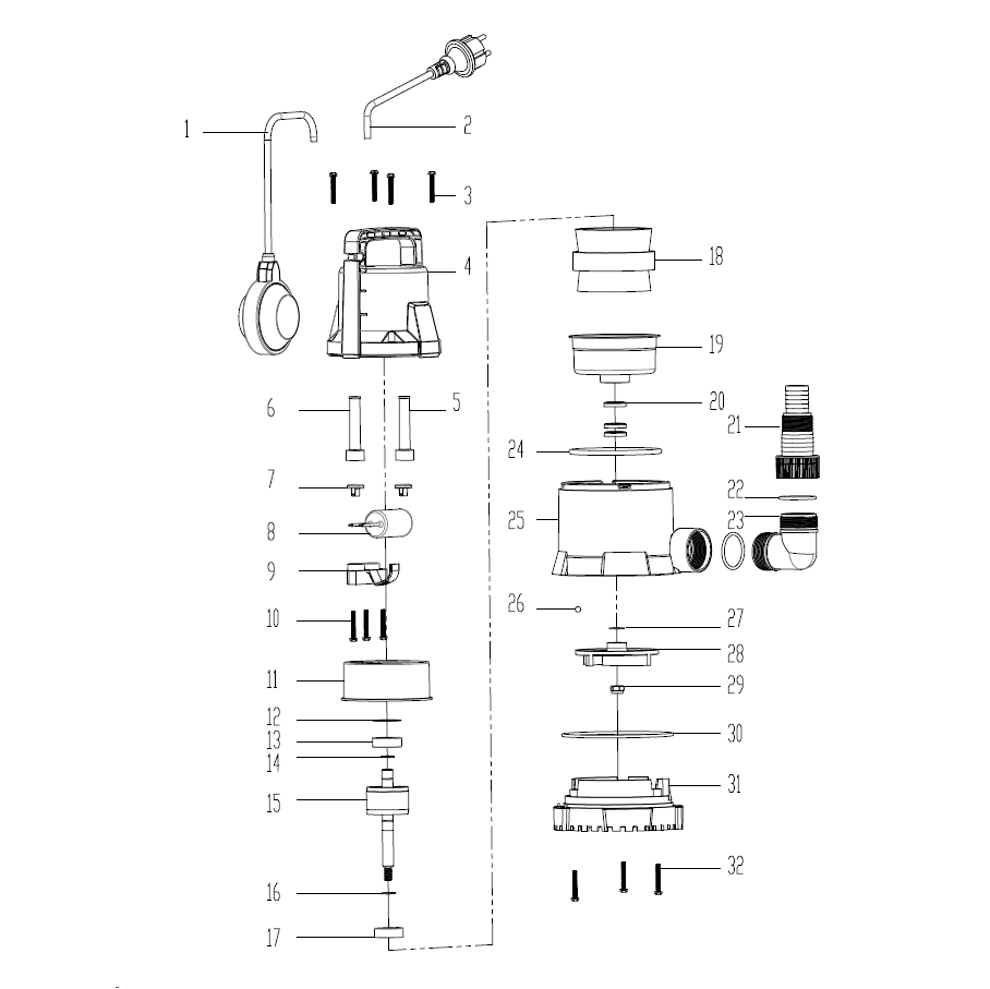 Насос дренажный НПЧ-М1-550