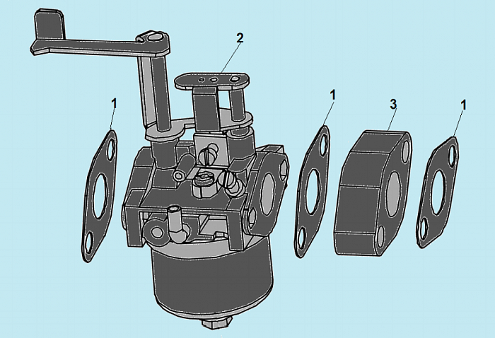 10 КАРБЮРАТОР КУЛЬТИВАТОР CHAMPION ВC4311