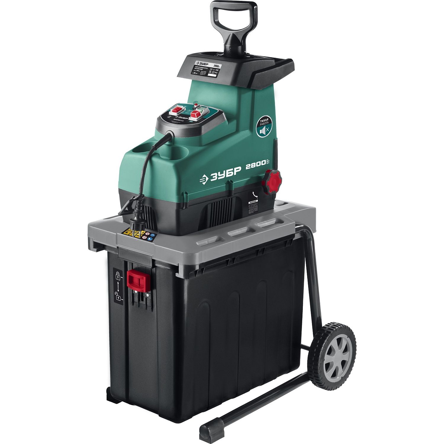 Садовый измельчитель, малошумный ЗИЭ-44-2800