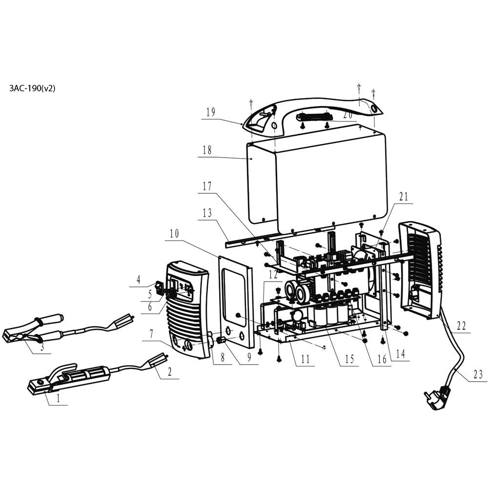 Сварочный инвертор, ММА ЗАС-190
