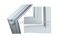 Уплотнитель двери холодильника Stinol, Indesit, Ariston, 570 х 670 мм, под планку, код 854019